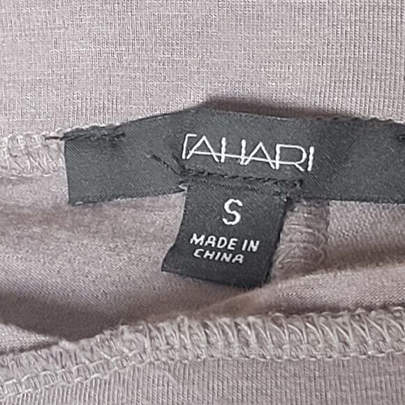 Tahari Women Leggings Size Small Gray Color Very Soft Comfy Designer - Picture 3 of 8